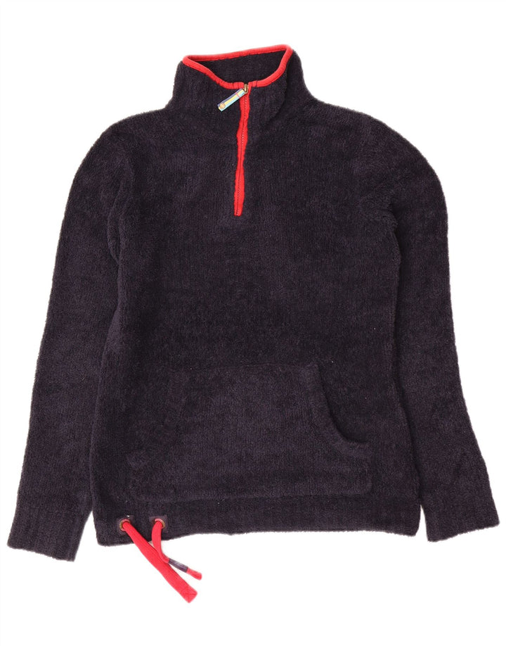 Musto Damen-Fleecepullover mit Reißverschluss am Hals, Größe S, Marineblau, Polyester