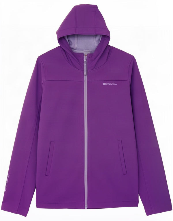 Mountain Warehouse Windjacke mit Kapuze für Mädchen, 12–13 Jahre, Lila