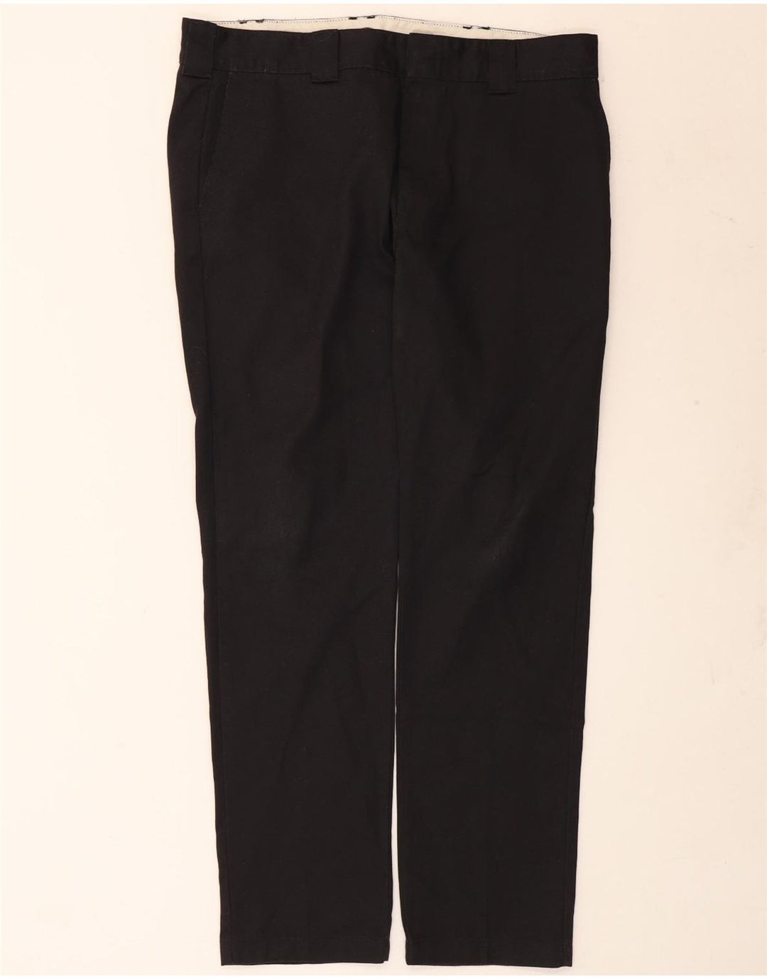 Dickies Herren Slim Fit Chinohose W36 L32 Schwarz Polyester