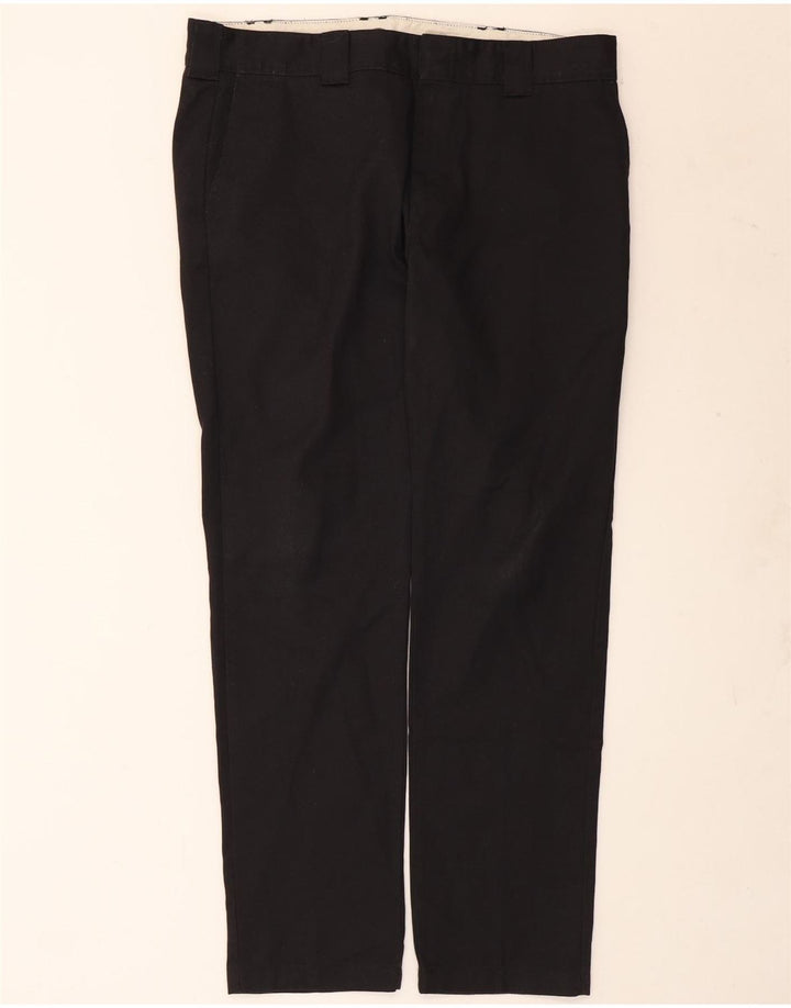Dickies Herren Slim Fit Chinohose W36 L32 Schwarz Polyester