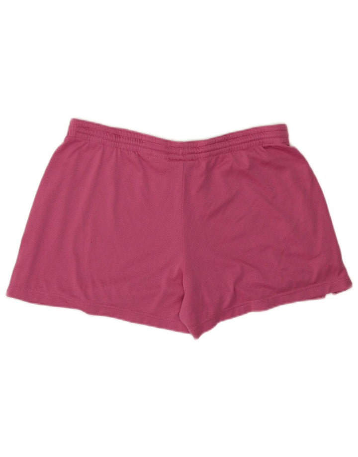 NIKE Damen Sportshorts US 12/14 Large Rosa Polyester