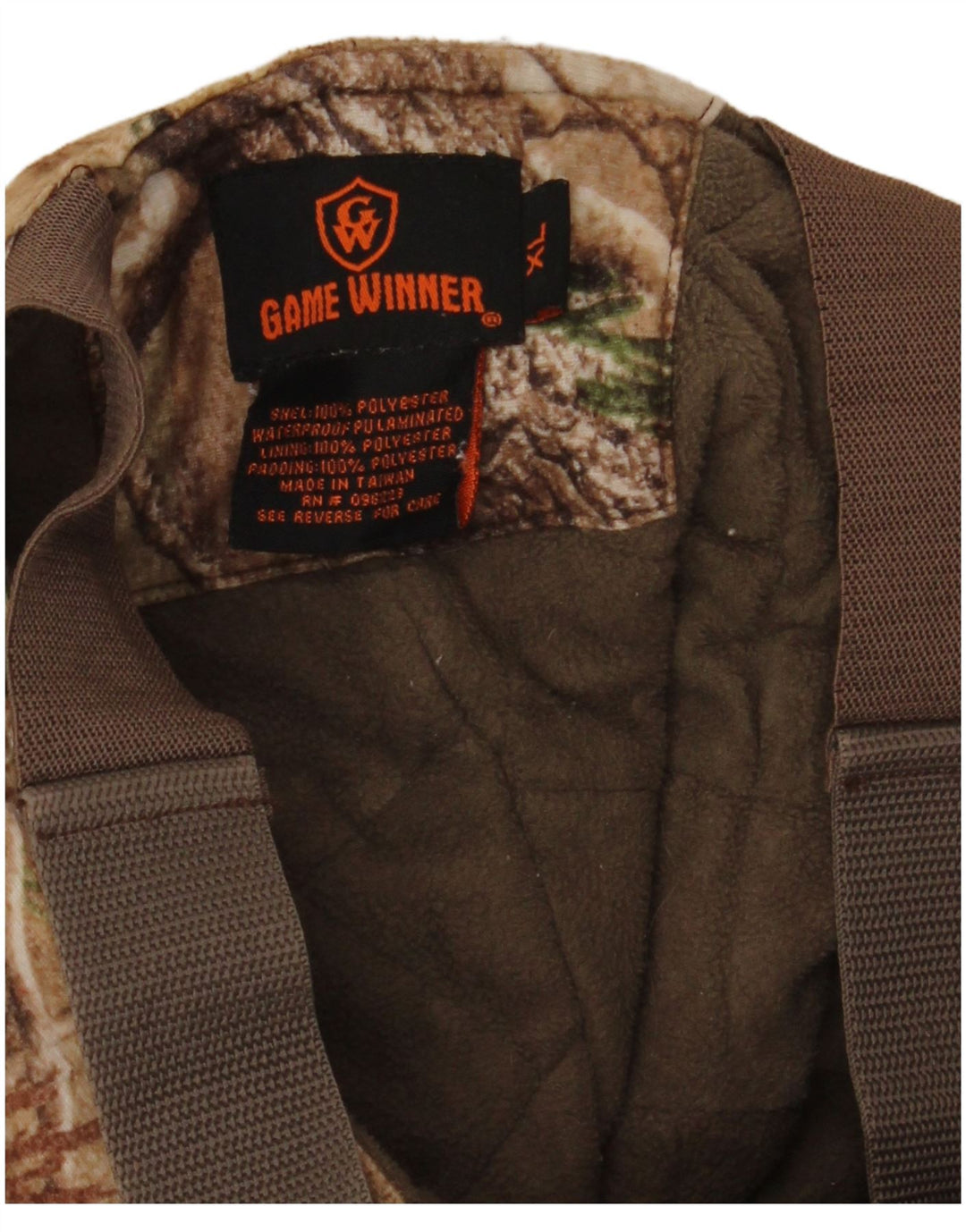 GAME WINNER Herren-Overall, Latzhose, Hose, XL, W36, L28, Braun, Camouflage