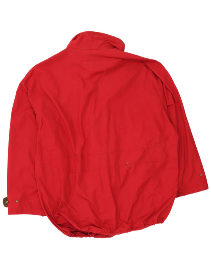Diadora Herren-Utility-Jacke in Übergröße, UK 42, XL, Rot, Polyester