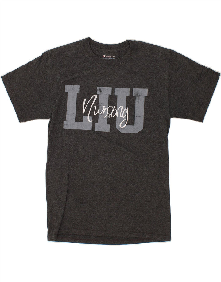 CHAMPION Mens Graphic T-Shirt Top Small Grey Cotton Vintage Champion and Second-Hand Champion from Messina Hembry 