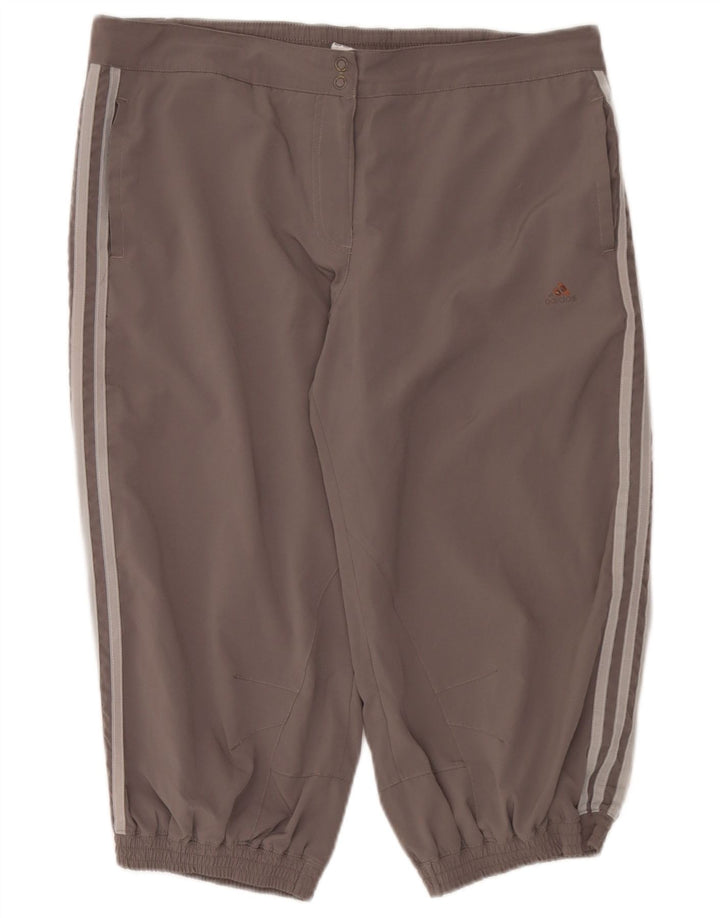 Adidas Damen Climalite Bermuda Sport Shorts UK 12 Mittelgrau