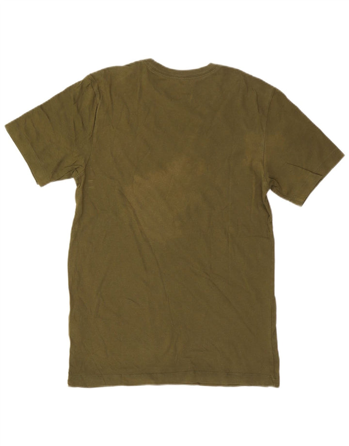 Nike Herren-T-Shirt mit Grafik, Größe S, Khaki, Baumwolle