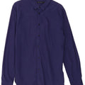 French Connection Slim-Fit-Hemd für Herren, groß, marineblau, Baumwolle