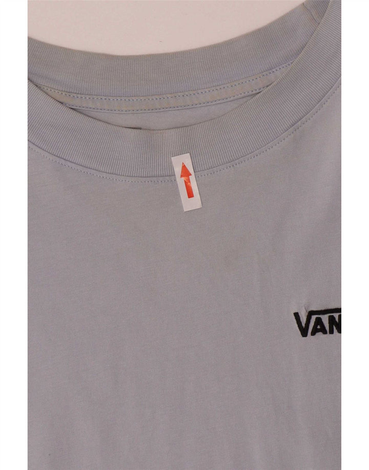 Vans Damen Kurzarm-T-Shirt mit normaler Grafik, Gr. 14, Blau