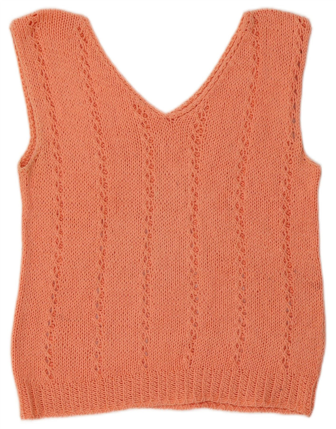 VINTAGE Damen Tank Top UK 14 Mittelrosa