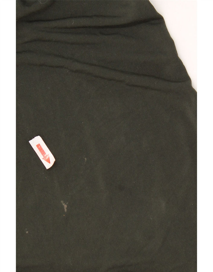 ZARA Damen Polokleid UK 12 Mittelgrün