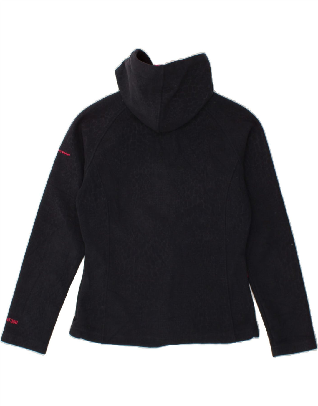 TRESPASS Womens Zip Hoodie Sweater UK 10 Small Navy Blue Polyester Vintage Trespass and Second-Hand Trespass from Messina Hembry 