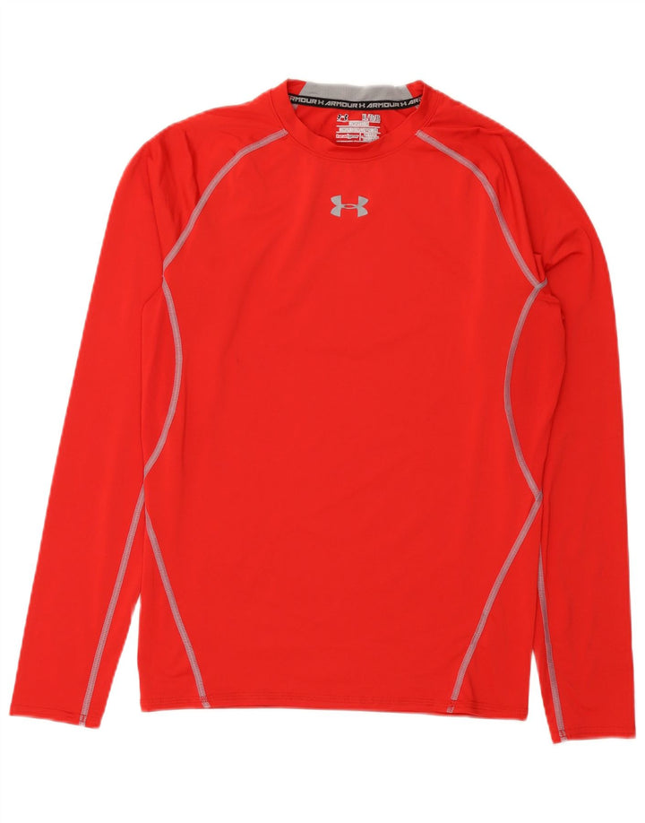 Under Armour Herren Heat Gear Graphic Top Langarm XL Rot Polyester