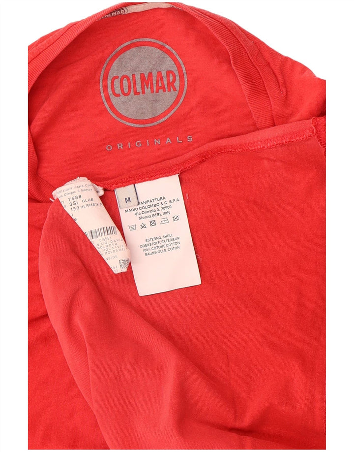 COLMAR Herren Grafik-T-Shirt-Oberteil aus mittelroter Baumwolle