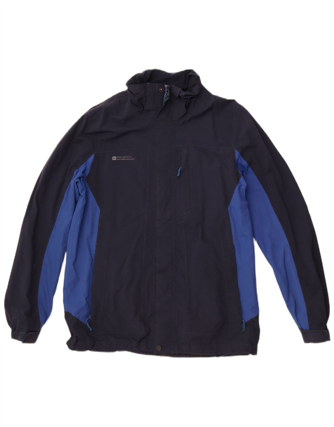 MOUNTAIN WAREHOUSE Herren-Regenjacke UK 36 Small Marineblau Farbblock