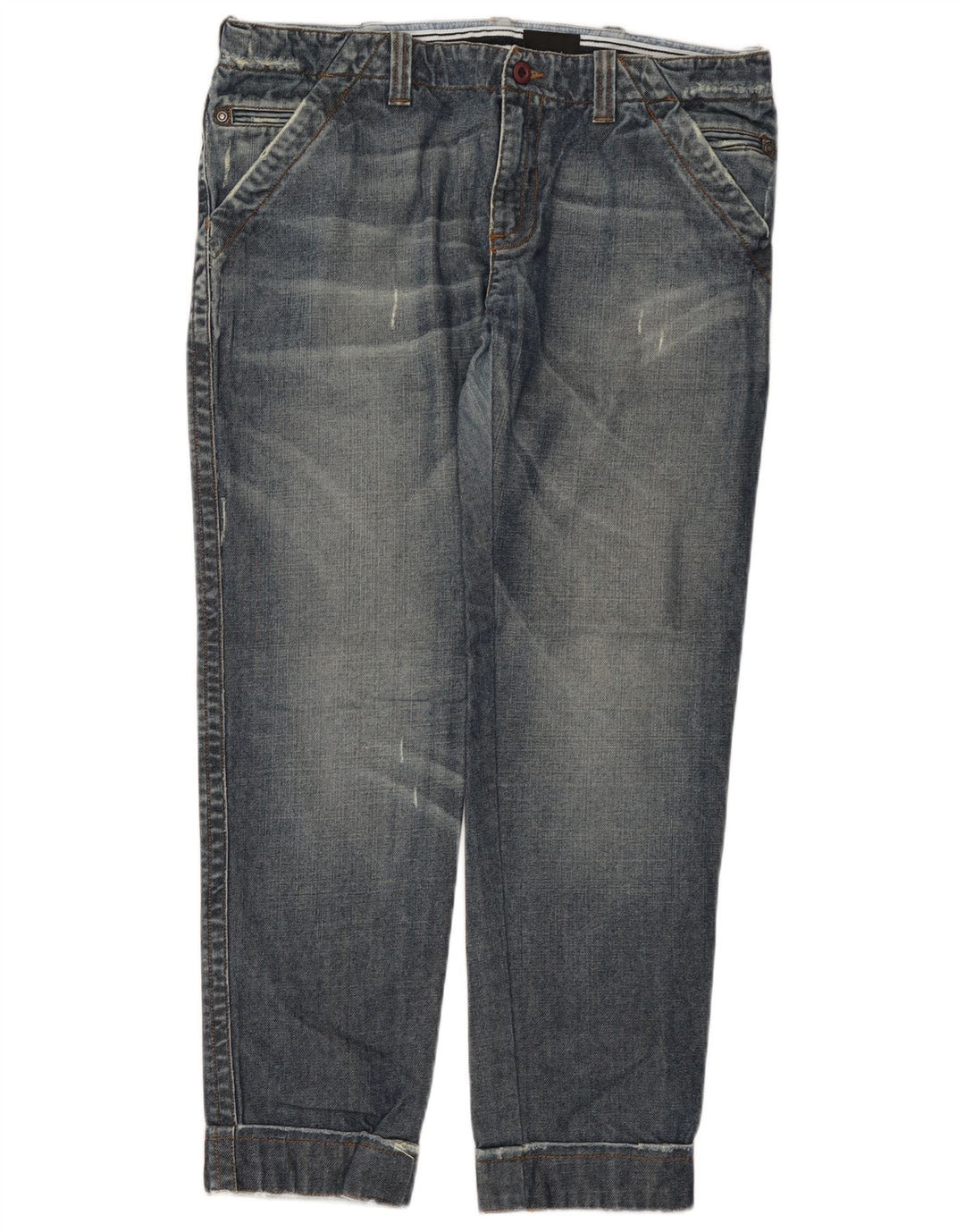 Calvin Klein Herren Straight Jeans W36 L29 Blau Tencel