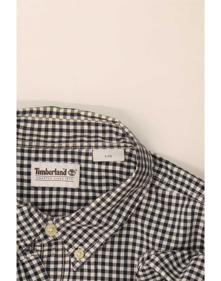 Timberland Herrenhemd Large Black Gingham