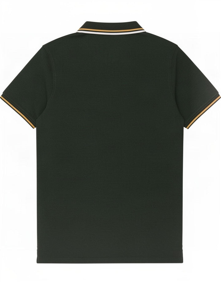 Jack & Jones Herren-Poloshirt aus mittelgrüner Baumwolle