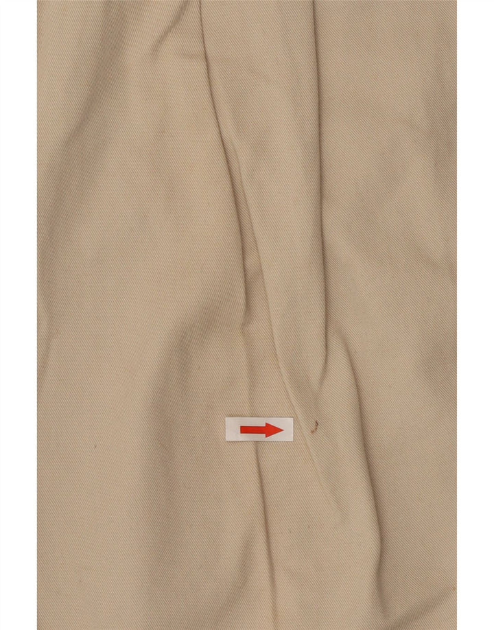 Eddie Bauer Herren Chino-Hose mit Pegged, W34, L30, beige Baumwolle