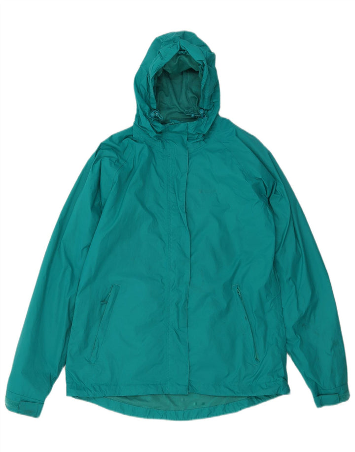 MOUNTAIN WAREHOUSE Damen Regenjacke mit Kapuze UK 10 Small Türkis