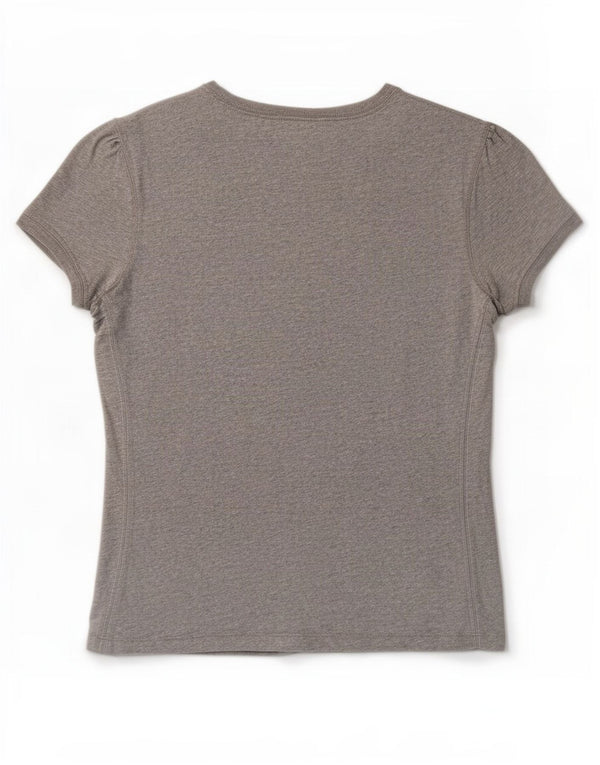 Champion Damen Heritage Classics T-Shirt Top UK 14 Large Grau
