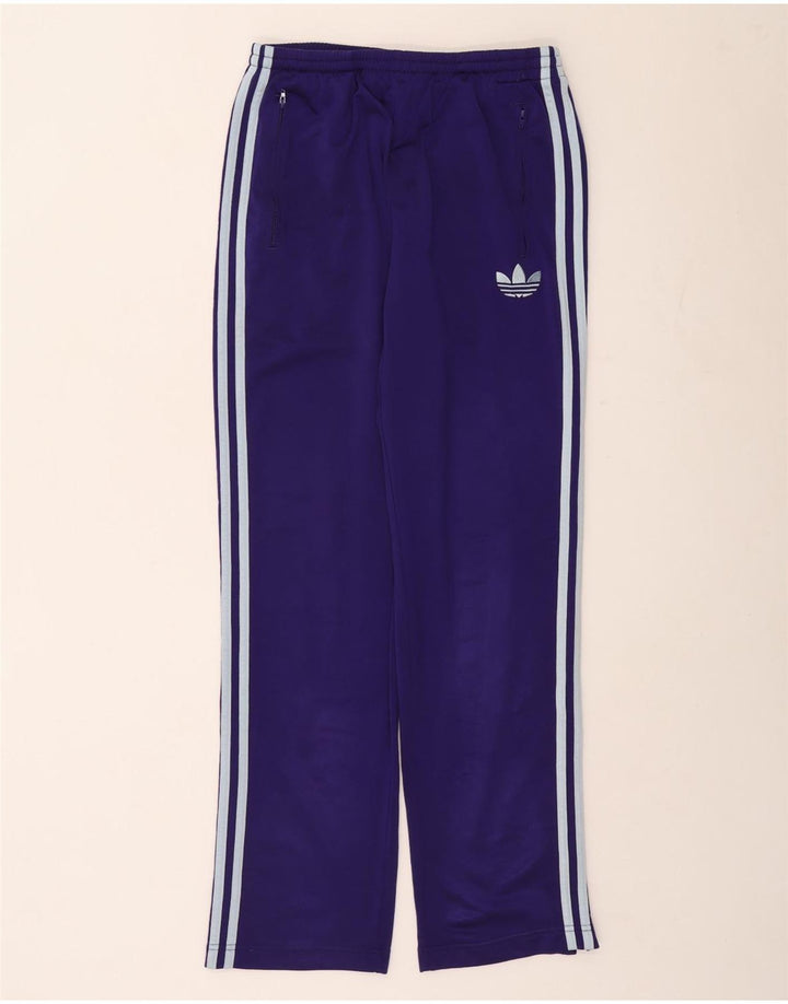 Adidas Herren-Trainingshose aus mittelviolettem Polyester