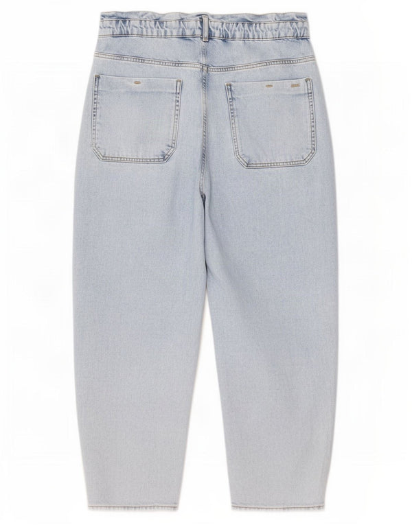 Zara Damen High Rise Tapered Jeans EU 44 XL W34 L26 Weiß