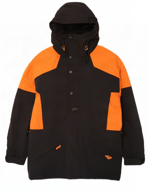 HEAD Herren-Anorak-Skijacke mit Kapuze, UK 42, XL, Schwarz, Farbblock