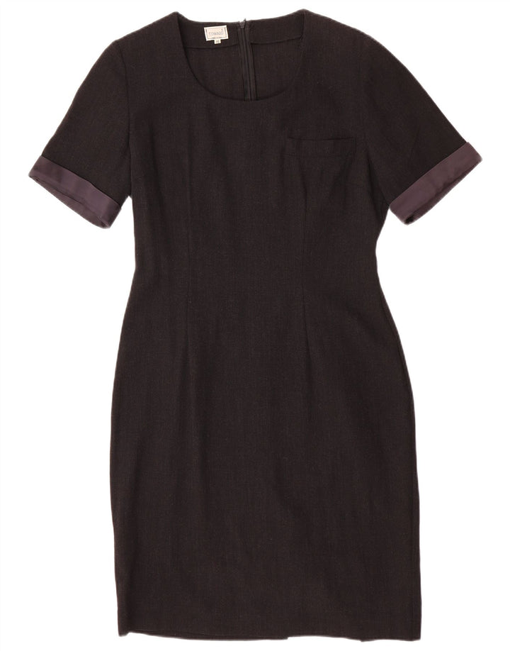 EDWARD Womens Sheath Dress IT 46 Large Grey Wool