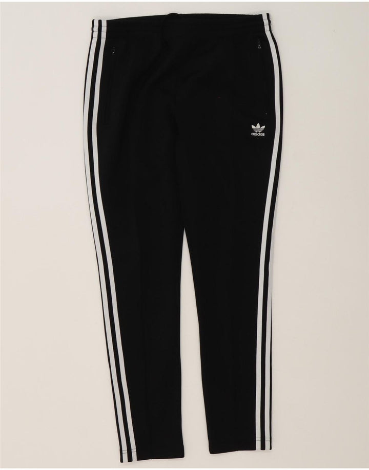Adidas Damen Trainingshose UK 12 Medium Schwarz Polyester