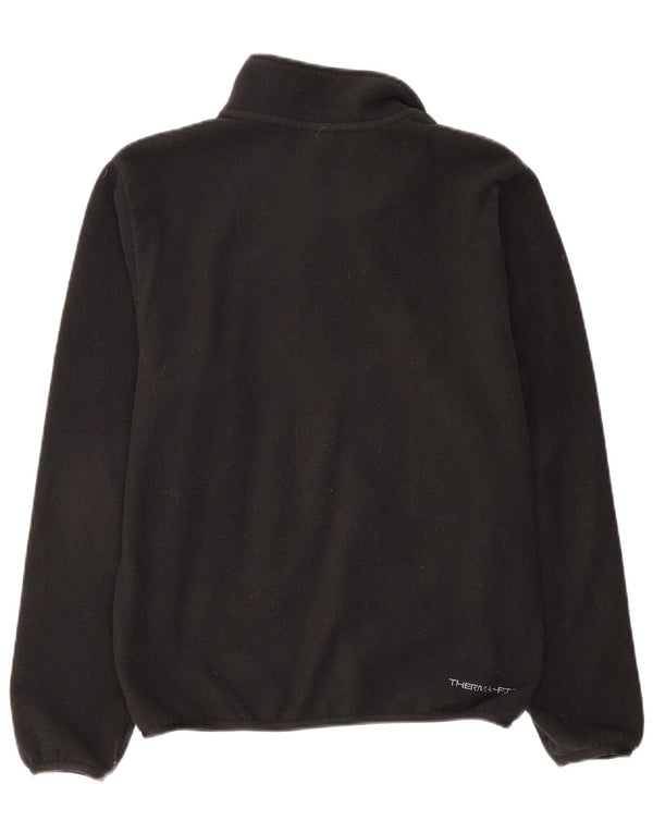 Nike Herren Therma-Fit Fleece Zip Neck Sweatshirt Pullover UK 6 XS Schwarz