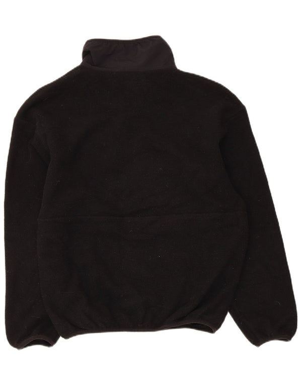 Patagonia Herren-Fleecepullover mit Reißverschluss, XS, schwarzes Polyester