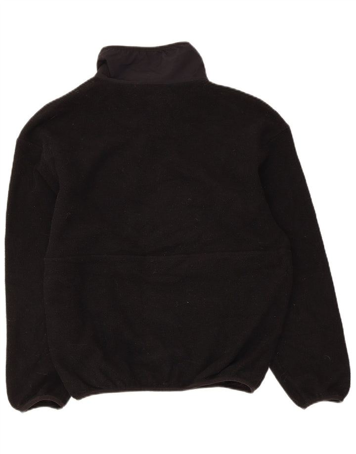 Patagonia Herren-Fleecepullover mit Reißverschluss, XS, schwarzes Polyester