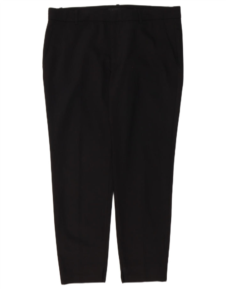 Zara Slim Chino-Hose für Damen, XL, W32, L26, Schwarz, Polyester