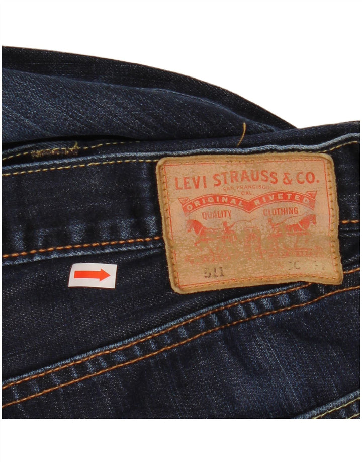 LEVI'S Herren 511 Slim Jeans W32 L30 Marineblau Baumwolle