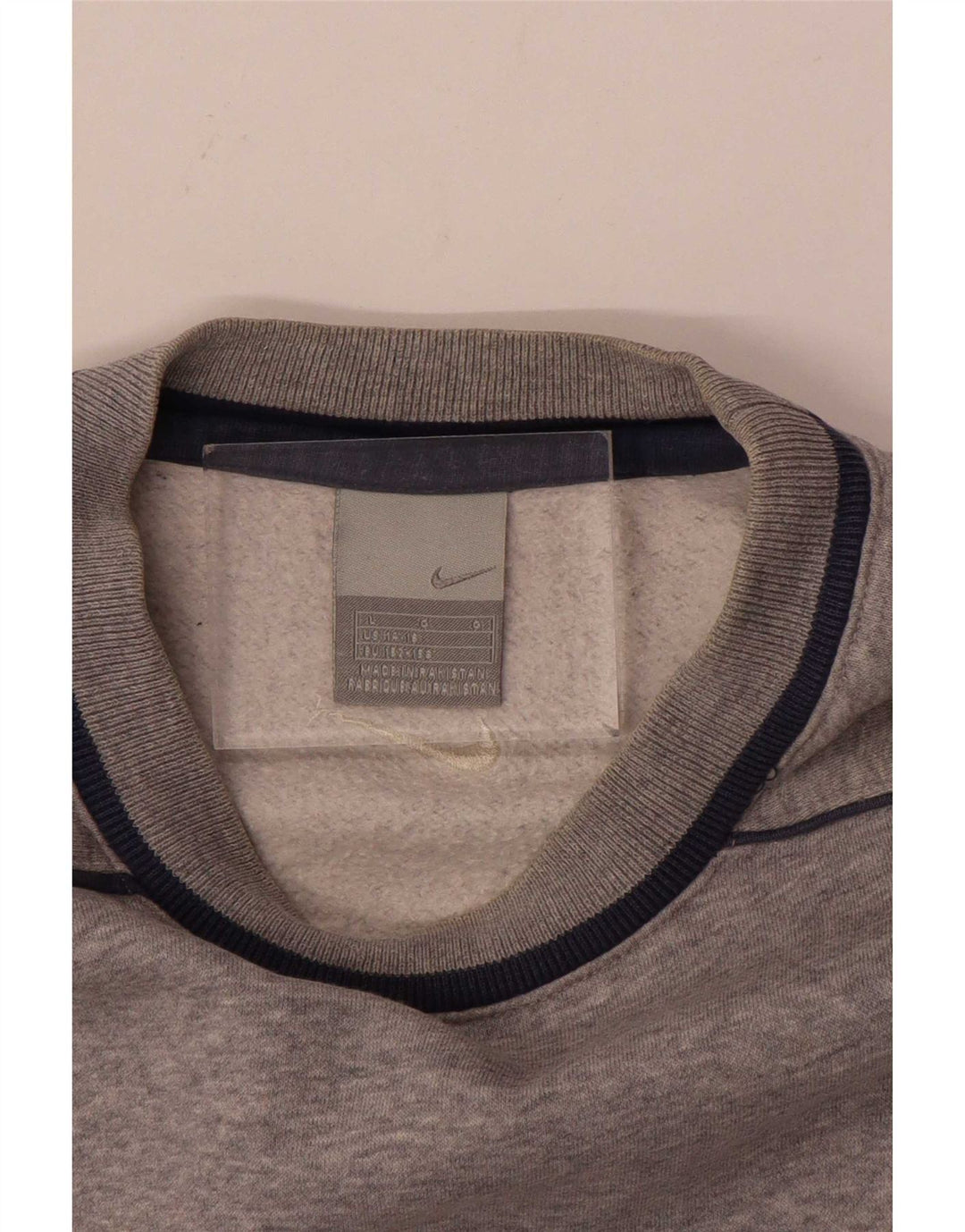 Nike Sweatshirt-Pullover mit Grafik für Jungen, 12–13 Jahre, Größe L, Grau meliert