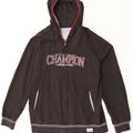 Champion Herren-Kapuzenpullover mit grafischem Reißverschluss, 2XL, Schwarz