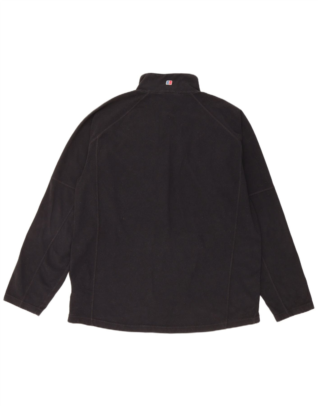 Berghaus Herren-Fleecepullover mit Reißverschluss, 2XL, Schwarz, Polyester