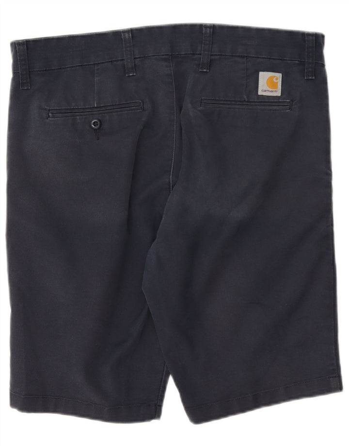 Carhartt Herren-Chinoshorts W33, mittelmarineblaue Baumwolle