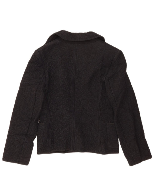 Penny Black Damen-Blazer mit 2 Knöpfen, UK 10, Größe S, schwarze Wolle