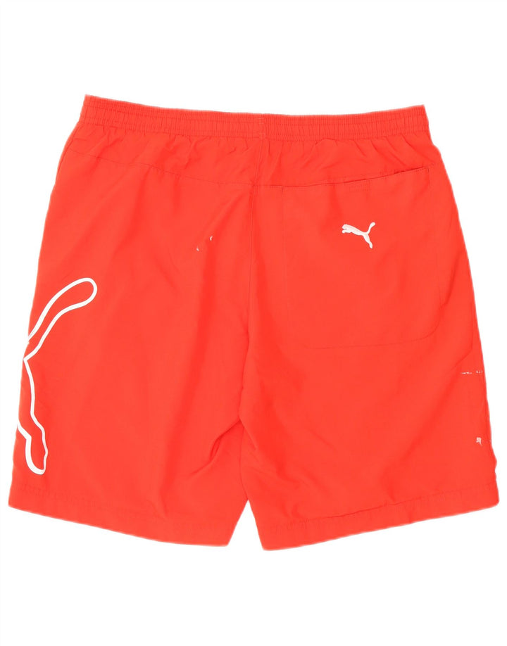 Puma Herren Sportshorts mit Grafik, Größe S, Rot
