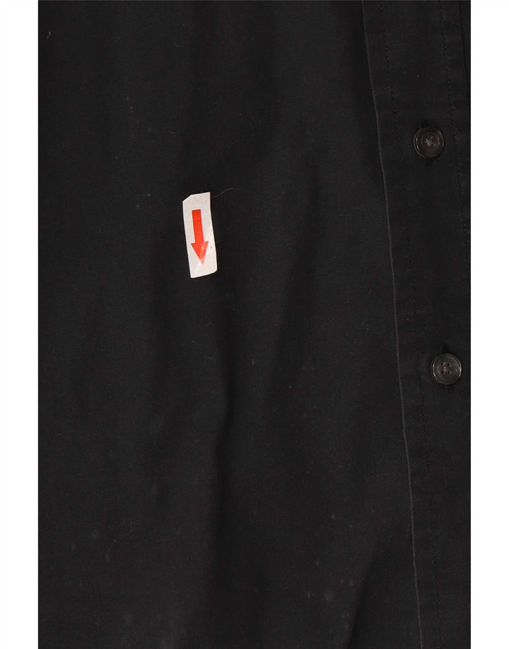 Benetton Herrenhemd Medium Schwarz