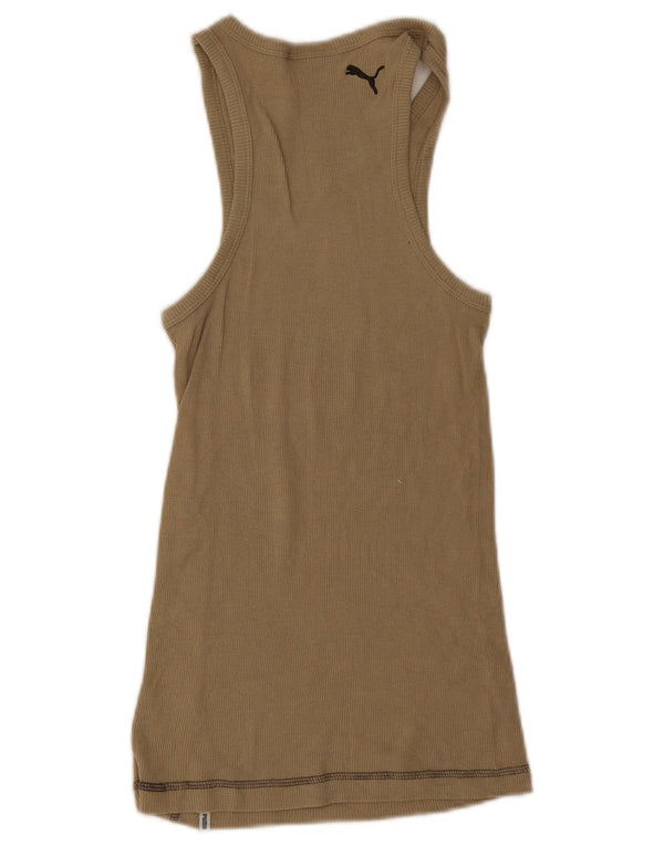 Puma Damen Weste Top UK 8 Small Braun