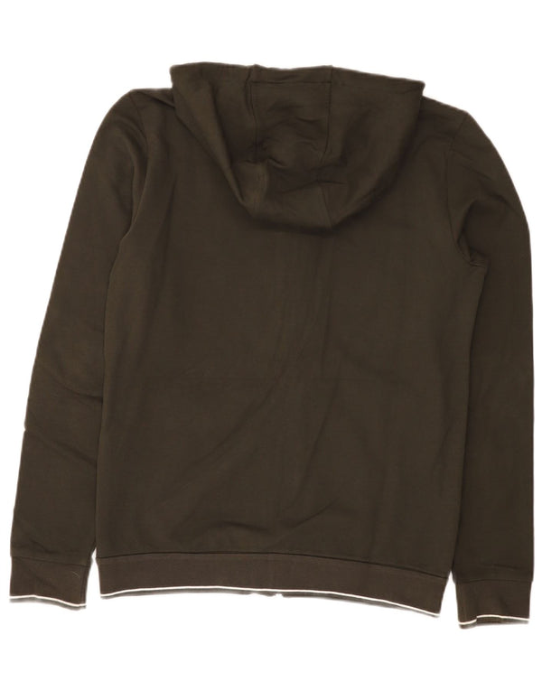 Armani Exchange Herren-Kapuzenpullover mit Reißverschluss, XS, Khaki, Baumwolle