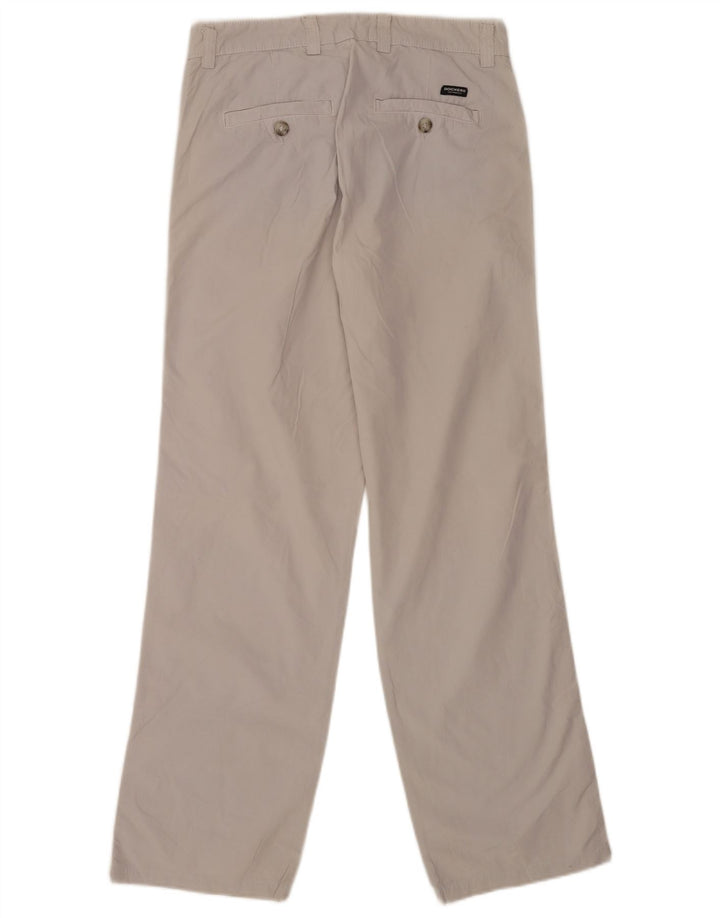 Dockers Herren-Chinohose mit normaler Passform, W31 L32, graue Baumwolle