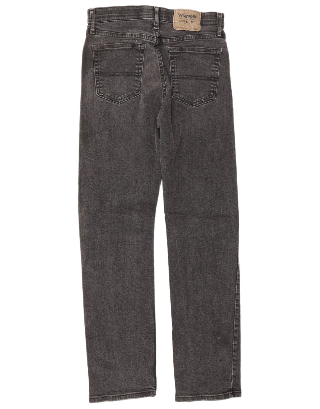 Wrangler Herren Straight Jeans W28 L30 Graue Baumwolle