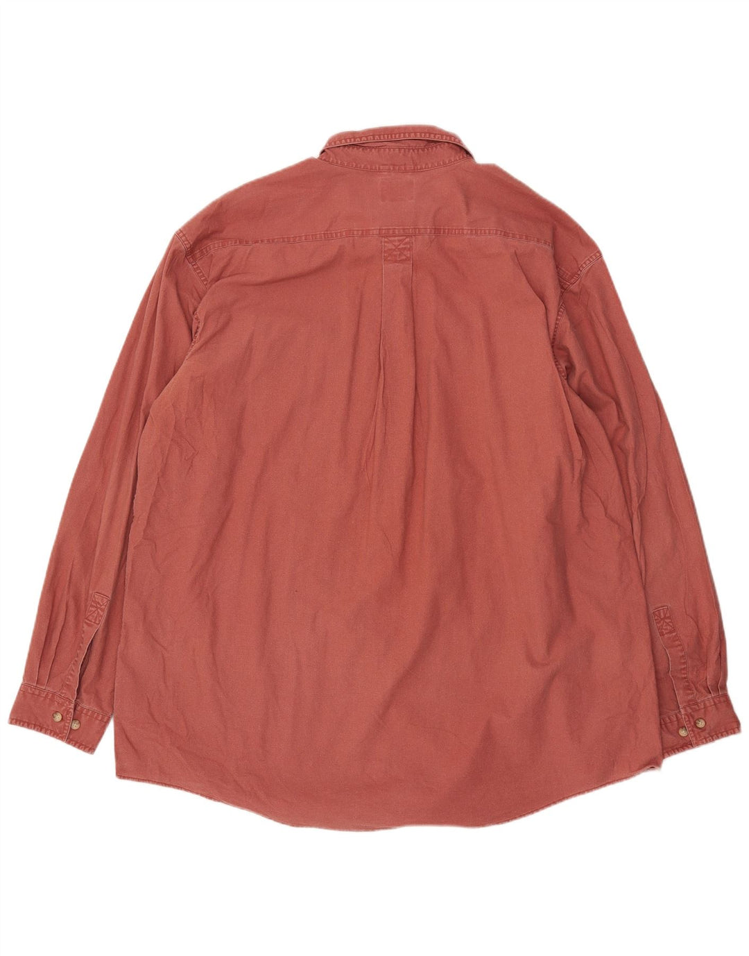 L.L.BEAN Herren-Hemd, groß, traditionelle Passform, 2XL, rote Baumwolle