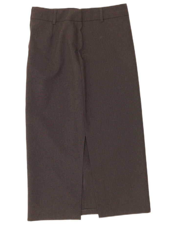 Benetton Womens Midi Straight Rock IT 40 Small W26 Grau Polyester