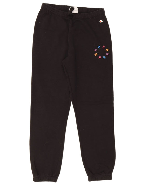 Champion Mädchen-Trainingshose, Jogginghose, 15–16 Jahre, 2XL, schwarze Baumwolle