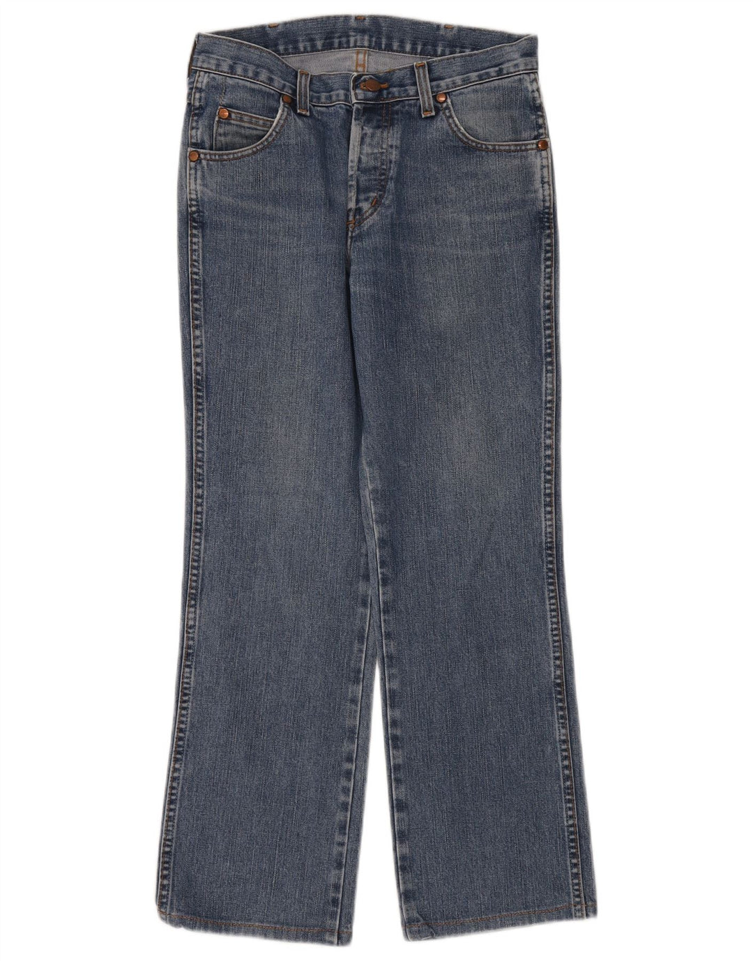Wrangler Herren Evolution Bootcut Jeans W29 L28 Blaue Baumwolle