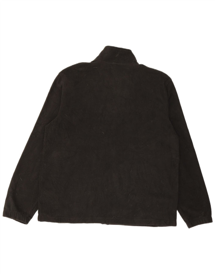 STARTER Herren Fleecejacke UK 42/44 Large Schwarz Polyester
